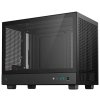 DEEPCOOL skříň CH160 / miniITX / USB 3.0 / USB-C / prosklená bočnice / držadlo / černá