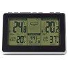 NEDIS meteostanice WEST400B/ vnitřní a venkovní/ digitální/ bezdrátový senzoru počasí/ předpověď počasí/ čas/ LED/ budík