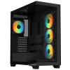 BitFenix skříň CETO / ATX / 4x 120mm FRGB fan / 2x USB 3.0 / USB-C / tvrzené sklo / černá