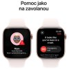 Apple Watch Series 10 GPS + Cellular 42mm Růžově zlatý hliník se světle ruměným sportovním řemínkem - S/M