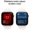 Apple Watch Series 10 GPS + Cellular 42mm Růžově zlatý hliník se světle ruměným sportovním řemínkem - S/M