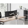 Neomounts DS70-250SL2 Neomounts NEXT Slim Desk Mount, double display (topfix clamp/grommet), silver