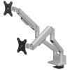 Neomounts DS70-250SL2 Neomounts NEXT Slim Desk Mount, double display (topfix clamp/grommet), silver