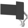 Neomounts DS70-250SL2 Neomounts NEXT Slim Desk Mount, double display (topfix clamp/grommet), silver