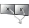 Neomounts DS70-250SL2 Neomounts NEXT Slim Desk Mount, double display (topfix clamp/grommet), silver