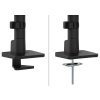 Neomounts DS65S-950BL2 Neomounts NEXT One SL Desk Mount, double display, sliding VESA (topfix clamp/grommet), black