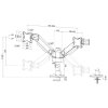 Neomounts DS65S-950BL2 Neomounts NEXT One SL Desk Mount, double display, sliding VESA (topfix clamp/grommet), black