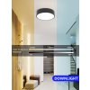 IMMAX NEO RONDATE SLIM SMART stropní svítidlo 25 x 7cm 18W Zigbee 3.0, TUYA, černé