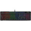 GENIUS GX GAMING Scorpion K12/ drátová/ mechanická/ Brown Switches/ RGB podsvícení/ Copilot/ USB/ černá/ CZ+SK layout