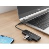 Swissten usb-c hub 4-in-1 (usb-c 100w, hdmi 4k, 2x usb-a) aluminium