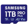 SAMSUNG PRO Plus MicroSDXC 1TB + USB Adaptér / CL10 UHS-I U3 / A2 / V30