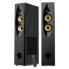 POŠKOZENÝ OBAL - FENDA F&D repro T-60X Pro/ 2.0/ 120W/ černé/ dřevěné/ BT5.3/ NFC/ FM rádio/ USB/ optický vstup/ dálkové ovlád...