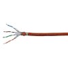 PLANET kabel SFTP, drát, Cat 6A, 4p, 500MHz, B2cas1d1a1 LS0H, stíněný každý pár,Planet Elite, oranžový, Dca, balení 100m