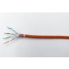 PLANET kabel SFTP, drát, Cat 6A, 4p, 500MHz, B2cas1d1a1 LS0H, stíněný každý pár,Planet Elite, oranžový, Dca, balení 100m