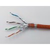 PLANET kabel SFTP, drát, Cat 6A, 4p, 500MHz, B2cas1d1a1 LS0H, stíněný každý pár,Planet Elite, oranžový, Dca, balení 100m