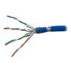 PLANET kabel SFTP, drát, Cat 6A, 4p, 500MHz, LS0H, stíněný každý pár,Planet Elite, modrý, Dca, balení 500m