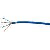 PLANET kabel SFTP, drát, Cat 6A, 4p, 500MHz, LS0H, stíněný každý pár,Planet Elite, modrý, Dca, balení 100m