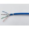 PLANET kabel SFTP, drát, Cat 6A, 4p, 500MHz, LS0H, stíněný každý pár,Planet Elite, modrý, Dca, balení 100m