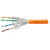 PLANET Elite kabel FTP, drát, Cat 7, 4pár, 600MHz, SFTP LS0H B2ca- stíněný každý pár, oranžový, Dca, balení 500m