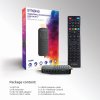 STRONG DVB-T/T2 tuner HDMI stick SRT 84/ Full HD/ H.265/HEVC/ externí anténa/ EPG/ PVR/ HDMI/ USB/ micro USB/ IR/ černý