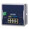 Planet WGS-5225-8P2S plochý L3 switch, 8x1Gb, 2x2.5Gb SFP, 8x PoE 802.3at 240W, 48-56VDC, -40~75°C, IP30, fanless