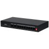 Dahua PoE switch 10x 100Mb, 8x PoE 802.3af/at, celkem PoE 65W, extend mód 10Mb/s do 250m