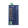 Planet BSP-360 v3 průmyslový solární switch/router, 5x1Gb, 4x PoE+ 802.3at 120W, baterie, 24-45VDC, -10~60°C, IP30