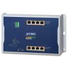 Planet WGS-4215-8HP2S plochý L4 switch, 8x1Gb, 2x1Gb SFP, 4+4 PoE 802.3at/bt 360W, 48-56VDC, -40~75°C, IP30, fanless