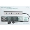 i-tec USB-A/USB-C Metal charging HUB 7x port/ 3x USB-C 3.1/ 4x USB 2.0/ kovový