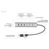 i-tec USB-A/USB-C Metal charging HUB 7x port/ 3x USB-C 3.1/ 4x USB 2.0/ kovový