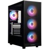 BitFenix skříň Grafi / ATX / 4x120 mms FRGB fan / 2x USB 3.0 / USB 2.0 / tvrzené sklo / černá