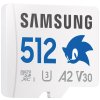 SAMSUNG PRO Plus Sonic the Hedgehog™ microSDXC 512GB + SD Adaptér / CL10 UHS-I U3 / A2 / V30