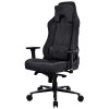 AROZZI herní židle VERNAZZA Soft Fabric Pure Black/ povrch Elastron/ černá