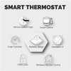 WiFi programovatelný termostat pro elektrické podlahové vytápění