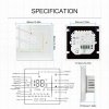 WiFi programovatelný termostat pro elektrické/plynový bojler