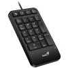 GENIUS NumPad 125/ Drátová/ USB-C/ Copilot/ slim design/ předložka/ černá