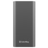 COLORWAY powerbanka/ 20 000mAh/ 2x USB QC3.0/ USB-C Power Delivery 20W/ Lighting/ LED/ Micro-USB/ Šedivá