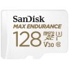 SanDisk MAX ENDURANCE microSDXC 128GB / C10, U3, V30 / 60,000 Hours / + SD Adaptér