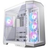 POŠKOZENÝ OBAL - MSI skříň MAG PANO 100R PZ White/ bez zdroje/ levé a přední sklo/ 4x 120 mm A-RGB fan/ 1x USB-C/ 1x USB3.2/ b...