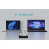 i-tec univerzální KVM HUB 2x USB-C + 2x USB-A 3.0 Port
