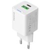 COLORWAY 1x USB-C/ síťová nabíječka/ GaN/ PD/ PPS/ QC/ 30W/ Bílá