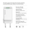COLORWAY 1x USB-C/ síťová nabíječka/ GaN/ PD/ PPS/ QC/ 30W/ Bílá