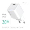 COLORWAY 1x USB-C/ síťová nabíječka/ GaN/ PD/ PPS/ 30W/ Bílá