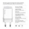 COLORWAY 1x USB-C/ síťová nabíječka/ GaN/ PD/ PPS/ 30W/ Bílá