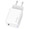 COLORWAY 1x USB-C/ síťová nabíječka/ GaN/ PD/ PPS/ 45W/ Bílá