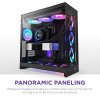 NZXT skříň H9 Flow ARGB+ dvoukomorová ATX / 6xRGB 140 mm / 1x 120mm fan / prosklená / controller / černá