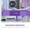 NZXT skříň H9 Flow ARGB+ dvoukomorová ATX / 6xRGB 140 mm / 1x 120mm fan / prosklená / controller / bílá