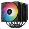 DEEPCOOL chladič AG620 BK ARGB V2 / 2x 120mm fan / 6x heatpipes / PWM / pro Intel i AMD / černý