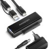AXAGON USB-A/C PRO adaptér pro 2,5"/3,5" SATA SSD/HDD / ADSA-FPX / USB 3.2 Gen2 / SATA 6G / USB-A + USB-C / 0,6m