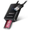 AXAGON USB-A adaptér pro připojení M.2 NVMe SSD / ADM2-AM / USB-A / USB 3.2 Gen2 / USB-A kabel 10cm